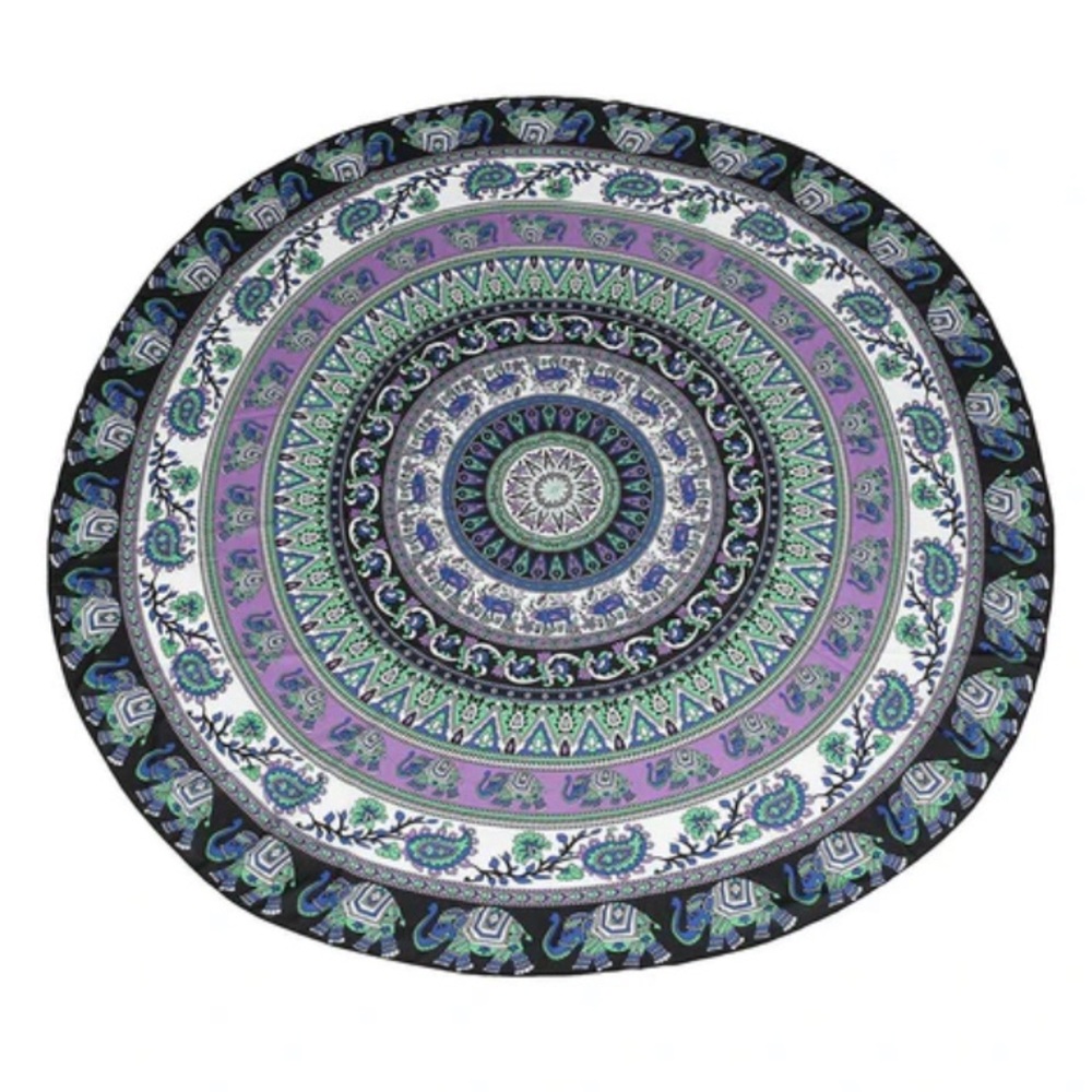 Elephant Mandala Tapestry